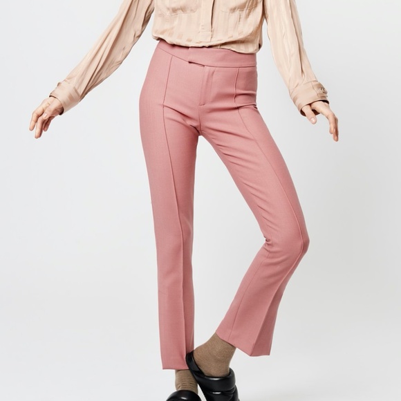 Smythe Pants - Smythe Pink Pantsuit Trousers pants in bisque Size 8
